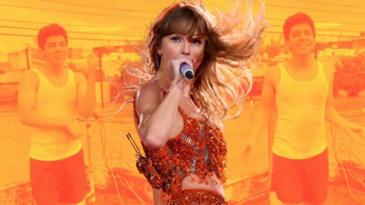 Joven de Poza Rica se hace viral bailando canción de Taylor Swift en plena inundación | VIDEO