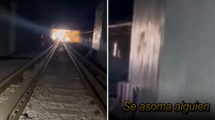 Video: Trabajadora del Metro graba supuesta aparición en la estación Pantitlán