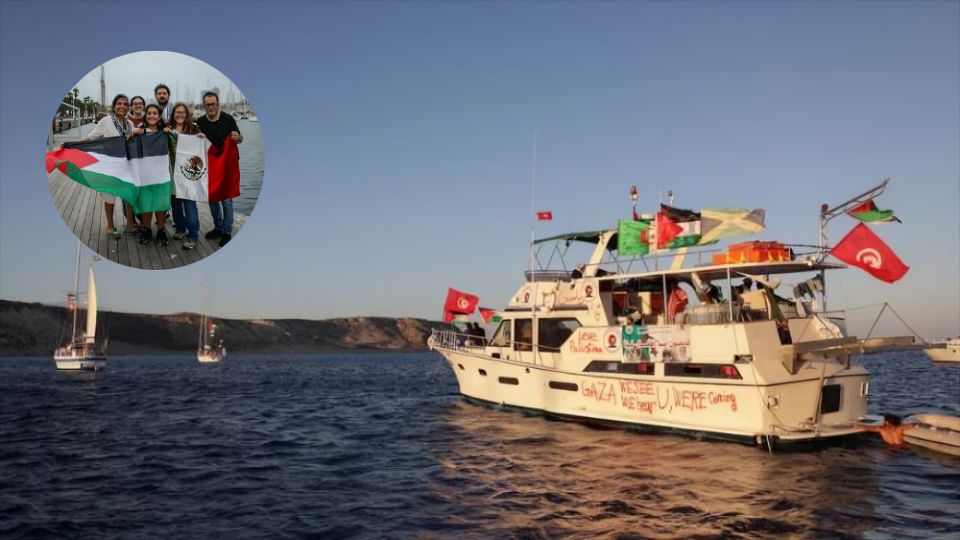 Mexicanos detenidos en flotilla a Gaza serán enviados a centro de detención en Israel: SRE.