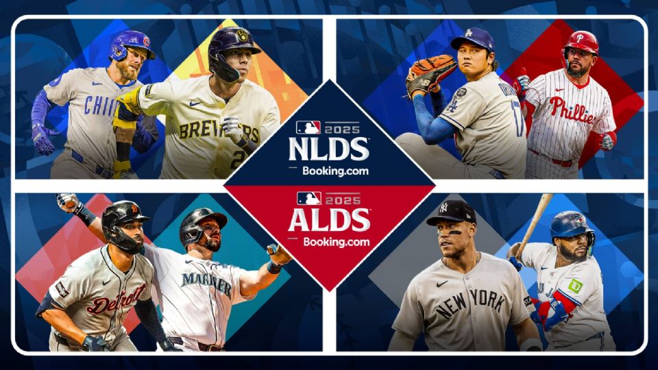 La postemporada de MLB sube de nivel con el inicio de las Series Divisionales al mejor de cinco juegos.