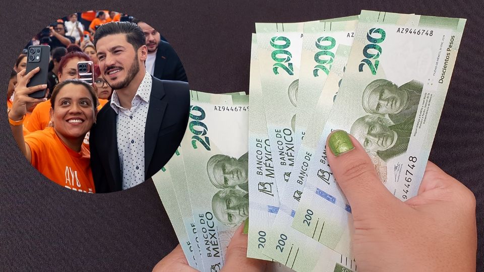 Gobernador Samuel García se toma fotografía con mujer beneficiada | Gobierno de Nuevo León