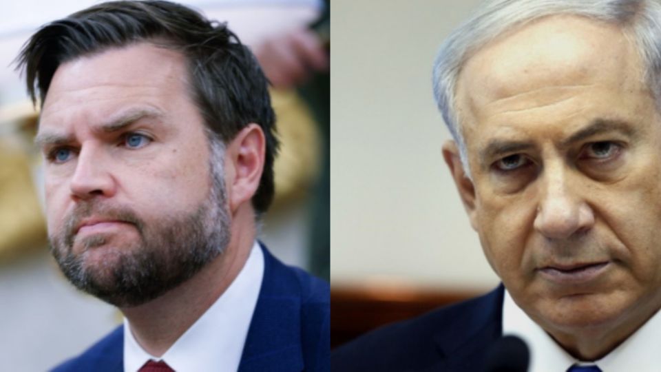 JD Vance y Benjamin Netanyahu.