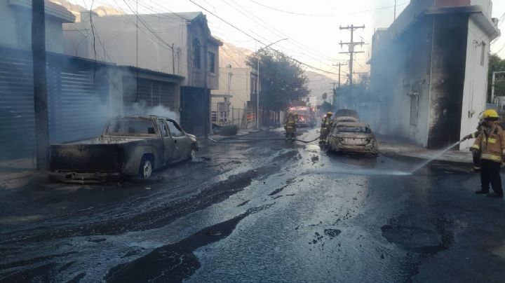 Incendio en taller de Santa Catarina deja 3 personas heridas