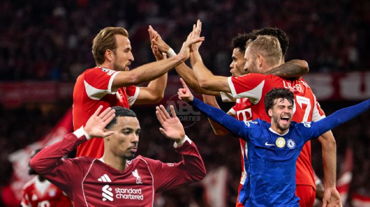 Goleadas y tensión en la jornada 3 de Champions League: Liverpool, Chelsea y Bayern arrasan