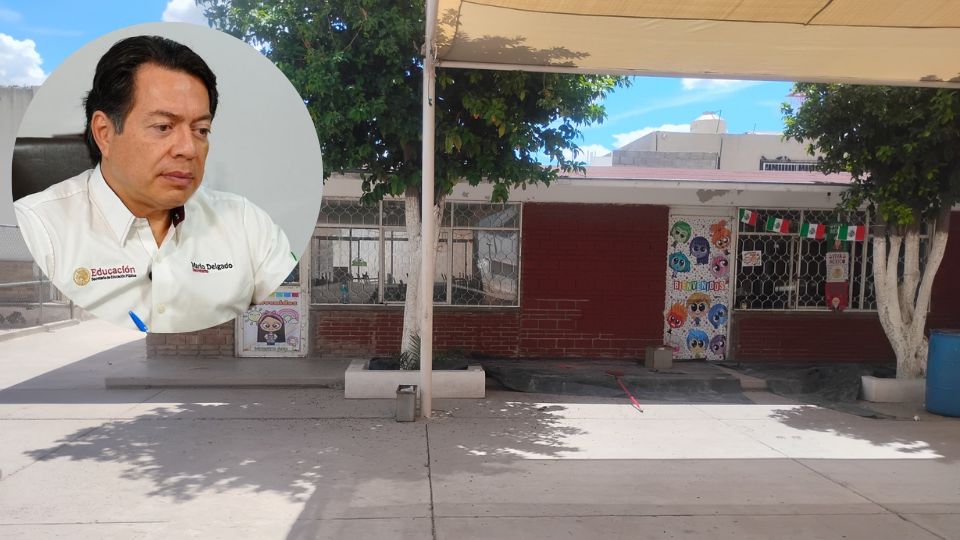 Mario Delgado, secretario de Educación Pública | Facebook / Escuela Primaria Cuauhtémoc