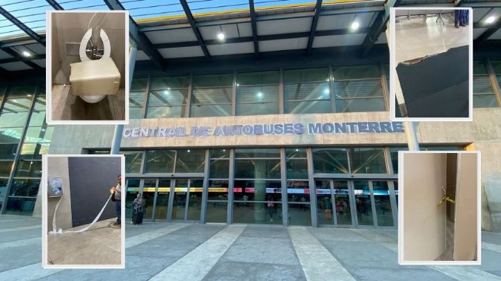 Baños sucios, calor y bancas rotas: así luce la Central de Autobuses de Monterrey