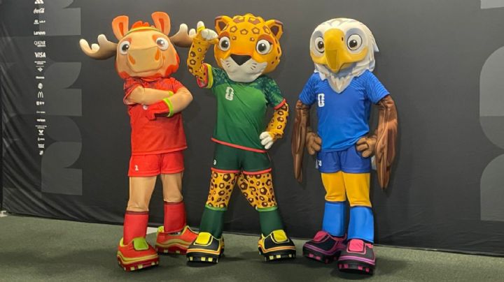 Mascotas del Mundial 2026 visitan el estadio de Rayados