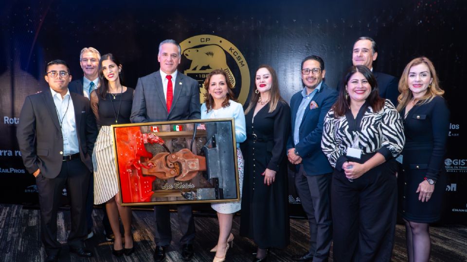 Los reconocidos con el premio Paul Harris.