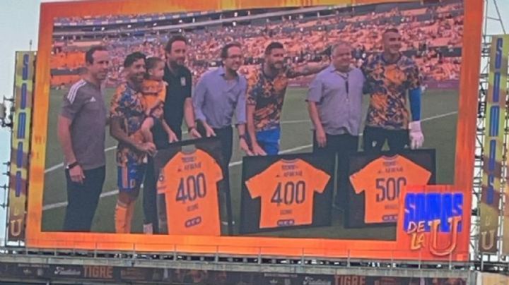 Tigres homenajea a Nahuel por sus 500 partidos; también a Gignac y Aquino por 400