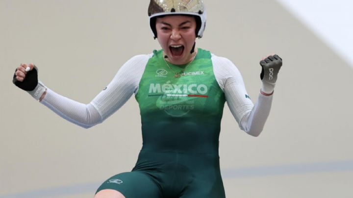 Yareli Acevedo la segunda mexicana en ser campeona del mundo en Ciclismo de Pista