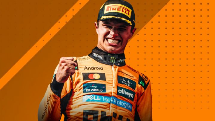 F1: Norris gana en México y le quita el liderato -por un sólo punto- a Piastri
