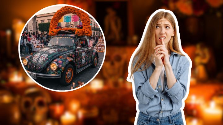 ¿Te pueden multar por decorar tu carro por el Día de Muertos en Monterrey?