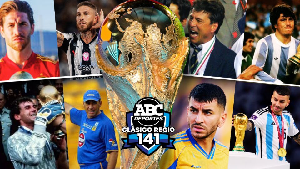 Ramos y Correa disputarán el Clásico Regio 141 como jugadores con título mundial.