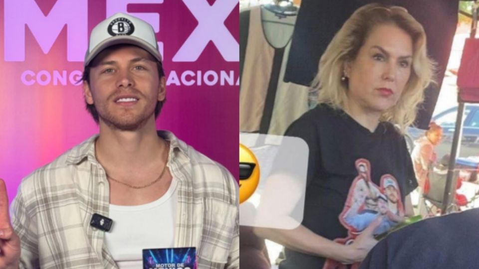 Aldo De Nigris y su mamá, Leticia De Nigris Guajardo.