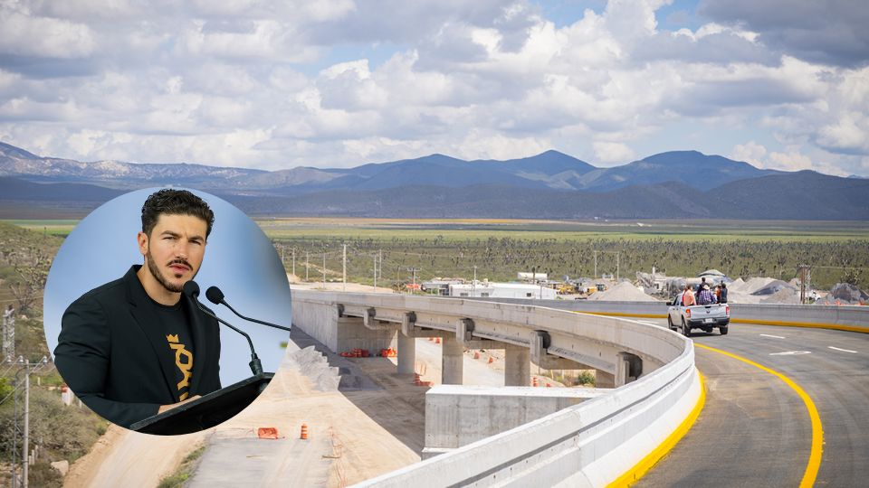 La edificación de la Carretera Interserrana continúa, así lo anunció el gobernador de Nuevo León, Samuel García.