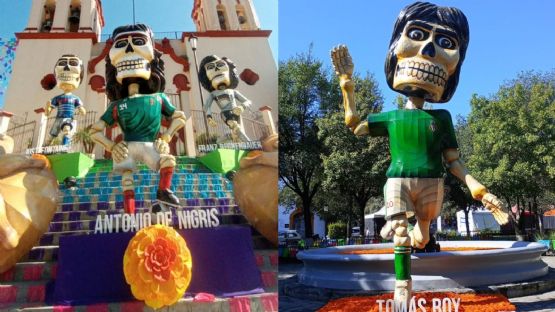 Homenajean a Antonio De Nigris y Tomás Boy en altar de muertos en Santiago