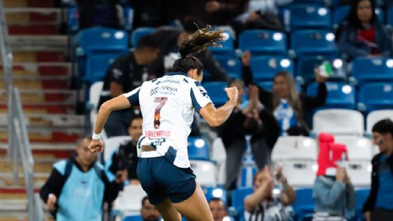 Rayadas vence 2-1 al Atlas con gol agónico de Burkenroad y amarran el sexto lugar del Apertura 2025