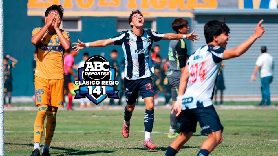 Las Fuerzas Básicas del Club de Futbol Monterrey se impusieron a Tigres en dos encuentros; los felinos ganaron uno y otro juego acabó empatado