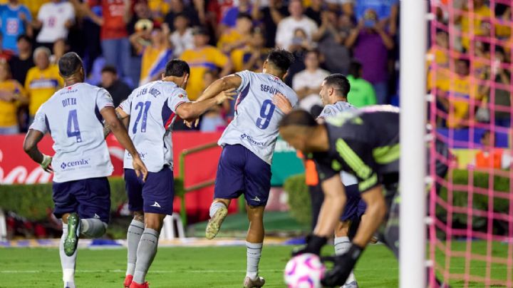 Tigres empata 1-1 con Cruz Azul y se mantiene en la quinta posición del Apertura 2025