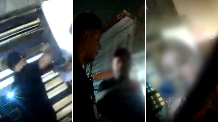 Video: Vecinos ruidosos insultan y agreden a policías de Escobedo