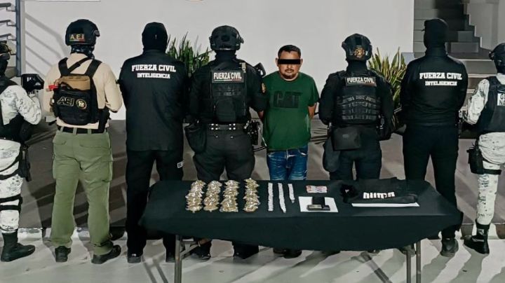 Capturan a dos personas con drogas y arma en Sabinas Hidalgo