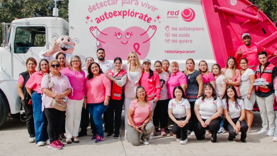 Red Ambiental celebra el arranque de Campaña Rosa en Santa Catarina.