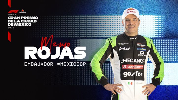 F1: Nombran a 'Memo' Rojas embajador del GP de México 2025