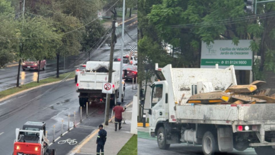 Retiro de la vía libre.