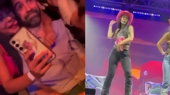 Lupita Villalobos arremete contra fan por abrazar a su esposo en show de Las Alucines