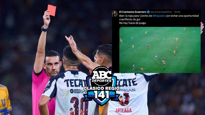 Rayados: “Corcho” Rodríguez bien expulsado en el Clásico Regio, según Fernando ‘Cantante’ Guerrero