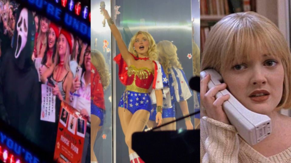 Drew Barrymore en show de Sabrina Carpenter.