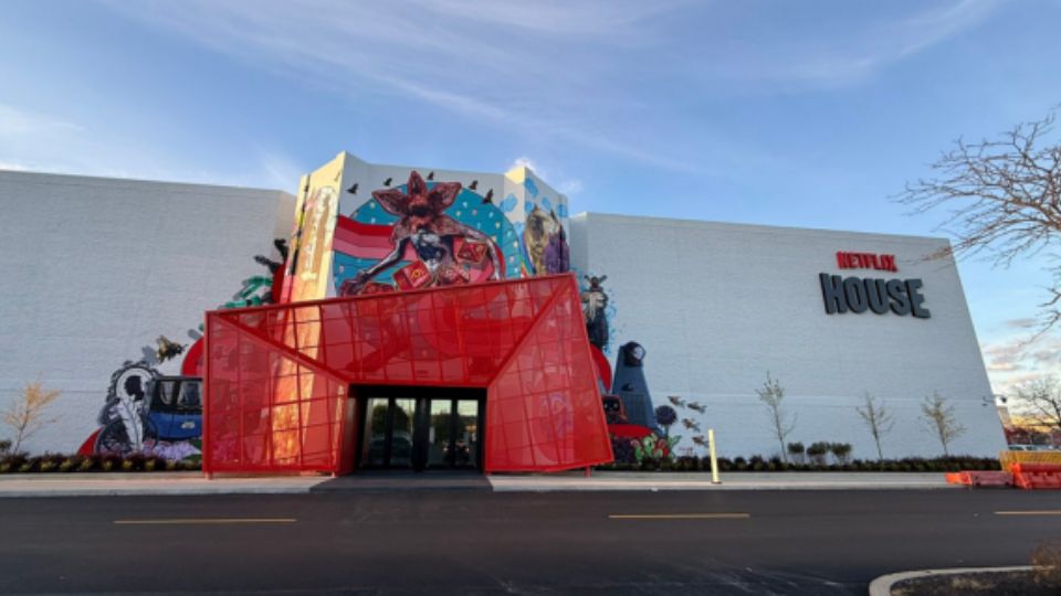 Fachada de Netflix House.