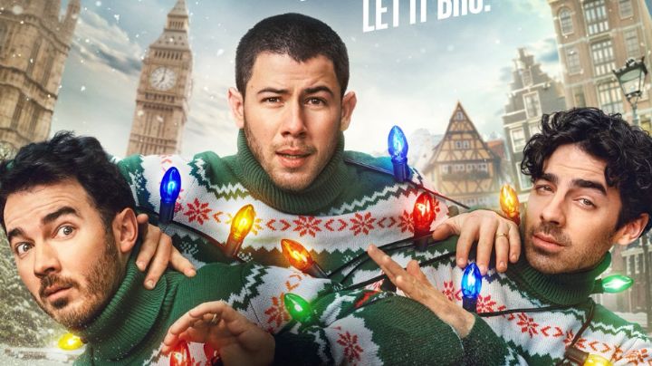 Los Jonas Brothers presentan su nueva película navideña en Nueva York