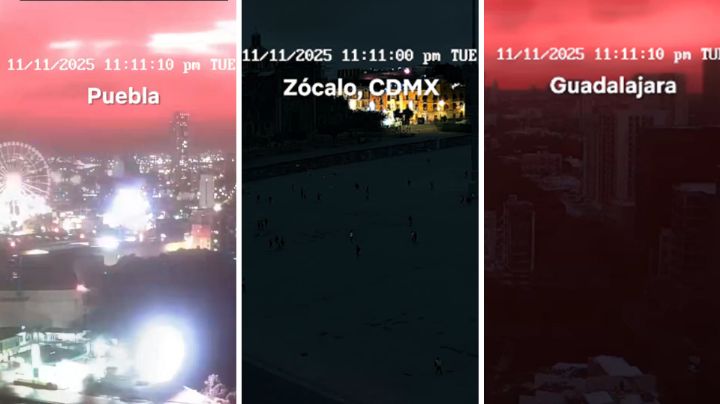 ¿Fallo en la realidad? Captan extraños apagones en ciudades de México a las 11:11