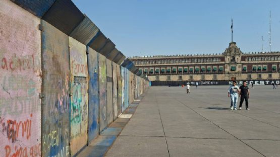 Blindan CDMX con vallas y barricadas previo a marcha de Generación Z