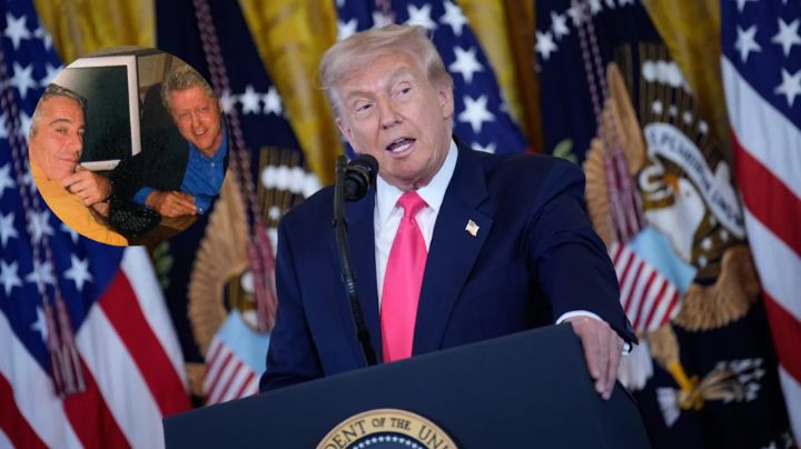 Trump pedirá investigar sobre los vínculos de Jeffrey Epstein con Bill Clinton