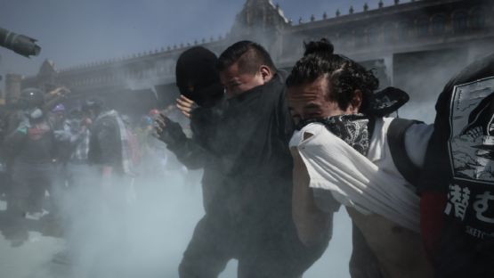Culmina con disturbios manifestación de la Generación Z en Zócalo de la CDMX