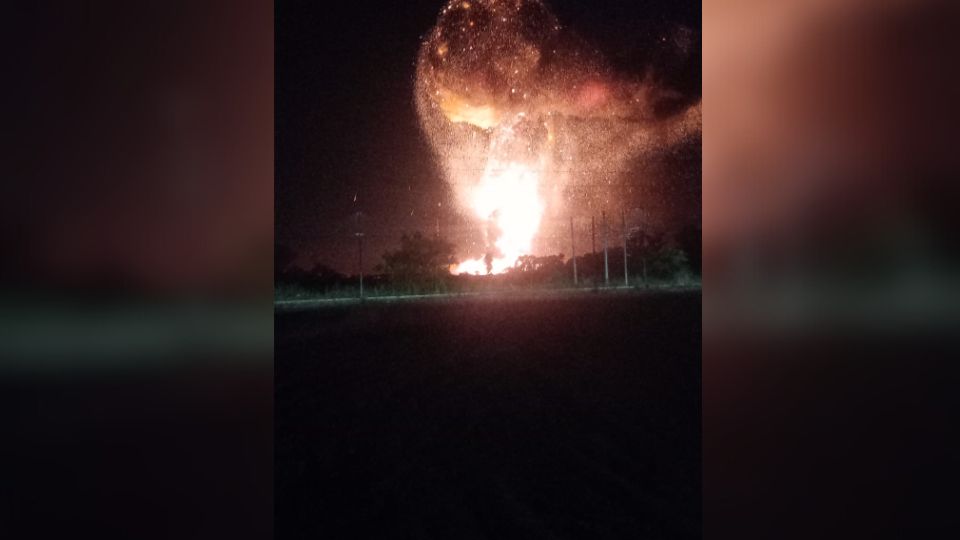 La explosión aconteció el pasado viernes por la noche.