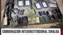 Ejército Mexicano libera a 20 personas, asegura armas y drogas en Culiacán