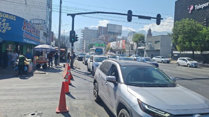 Buen Fin dificulta tránsito en centro de Monterrey