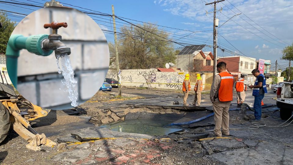 Confirma Agua y Drenaje suspensión de servicio por megafuga en Guadalupe