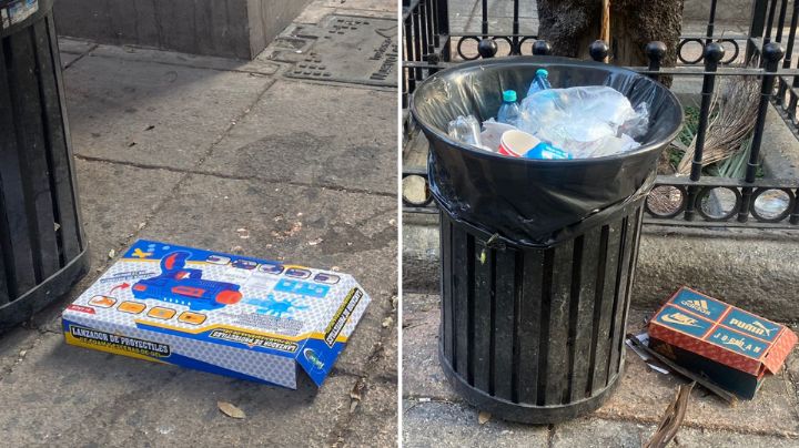 Buen Fin deja ofertas... y basura alrededor del corredor Morelos en Monterrey