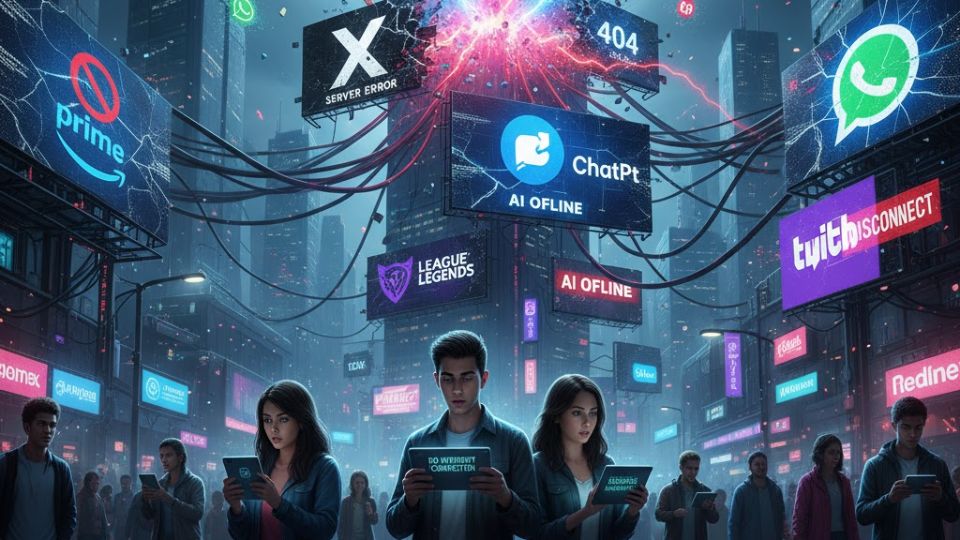 La caída de diferentes plataformas se relaciona con la aplicación CloudFlare.