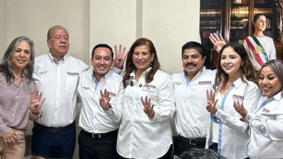 Recibimiento a la regidora Anabel Molina a Morena.