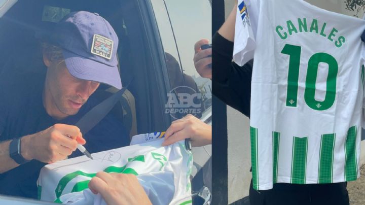 Rayados: Aficionado pide el título a Óliver Torres y Canales firma jerseys de Betis