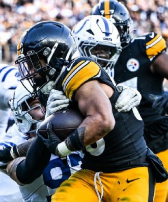 NFL: Steelers derrotan a Colts y se afianzan en la cima de la AFC Norte