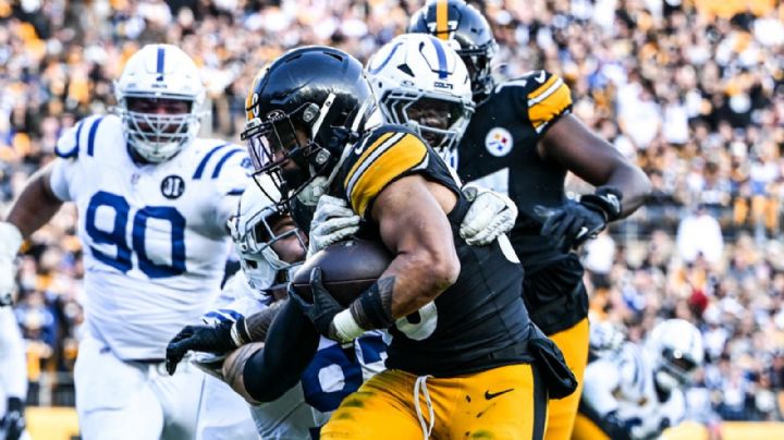 NFL: Steelers derrotan a Colts y se afianzan en la cima de la AFC Norte