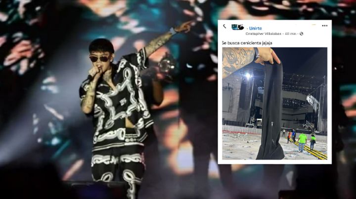 “Buscan cenicienta” Joven deja calzado en concierto de Junior H y es buscada en redes