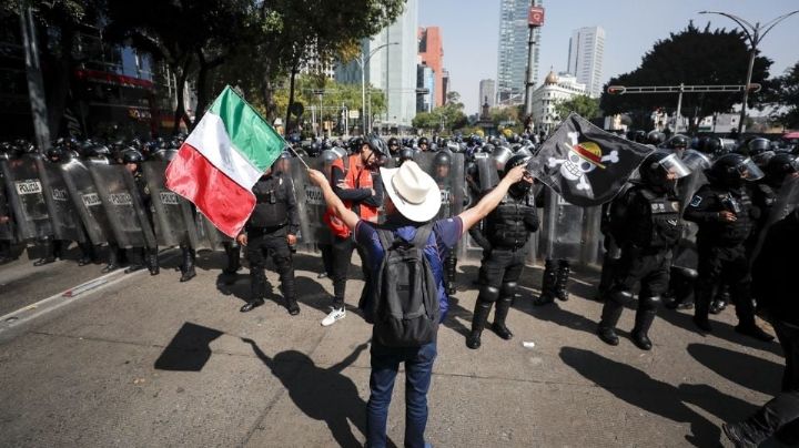 Marcha de la Generación Z registra poca afluencia en Ciudad de México