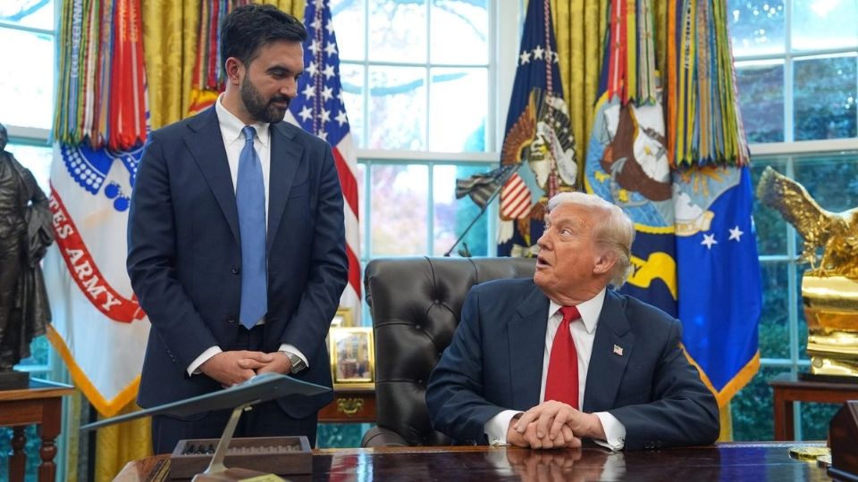 El alcalde electo de Nueva York Zohran Mamdani y el presidente de Estados Unidos Donald Trump.